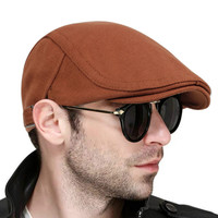 Nowe mody jednolity kolor beret mężczyzna kobiet ciepły dziki kapelusz wiosną i jesienią bawełniane berety czapki hip-hopowe casquette gorras kości 5